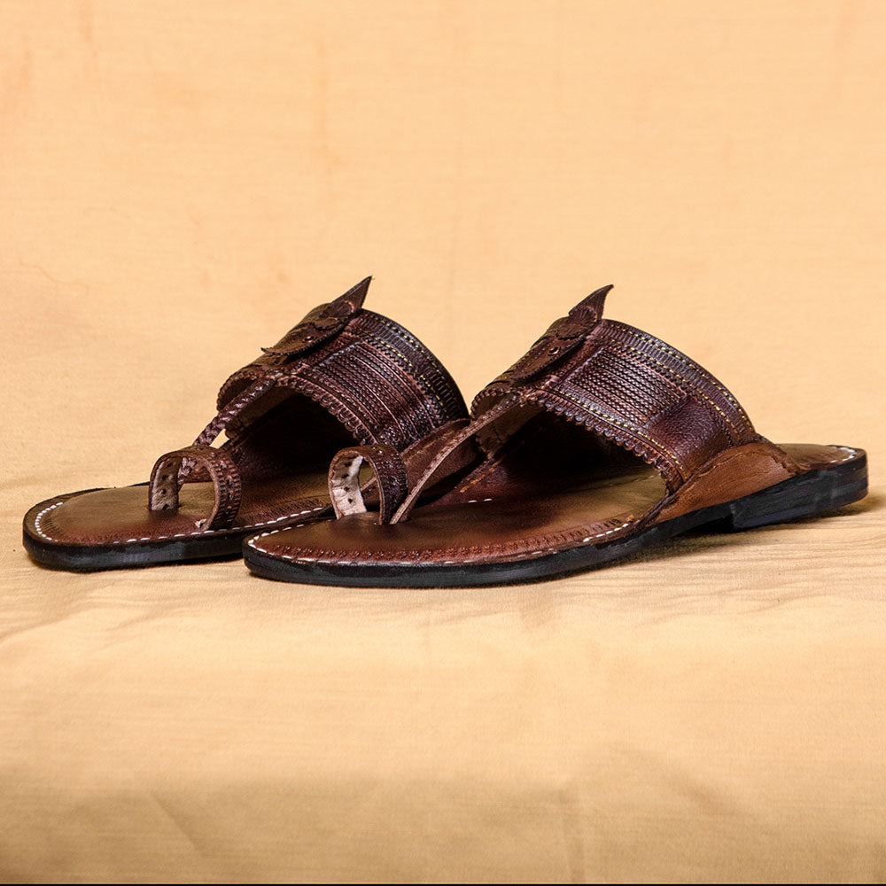 kolhapuri leather slippers