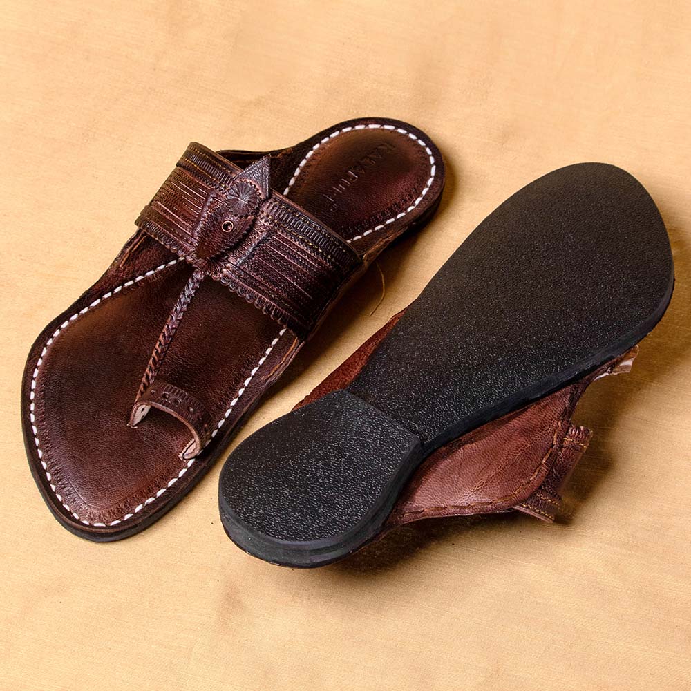 kolhapuri leather slippers