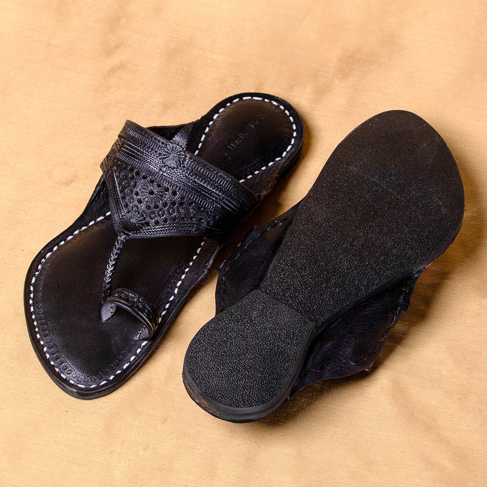 kolhapuri leather slippers