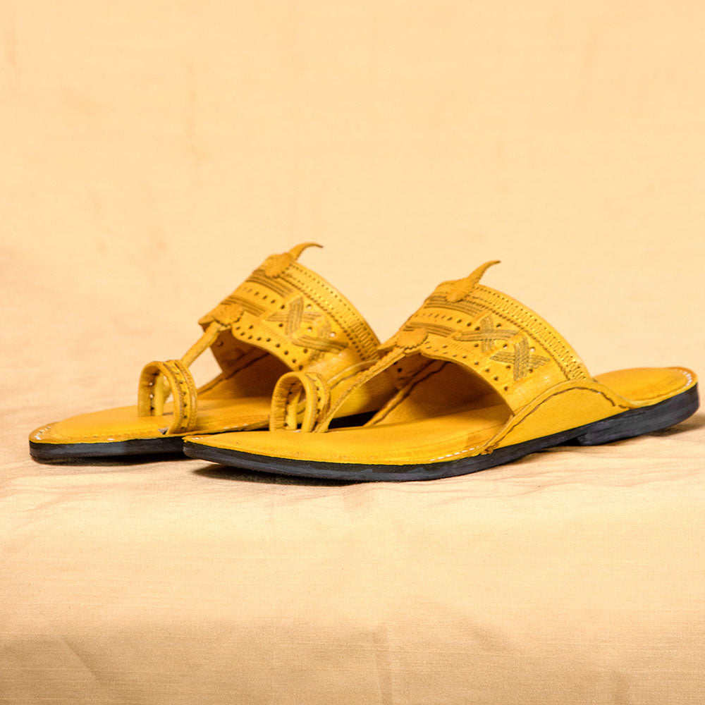 kolhapuri leather slippers