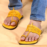 kolhapuri leather slippers