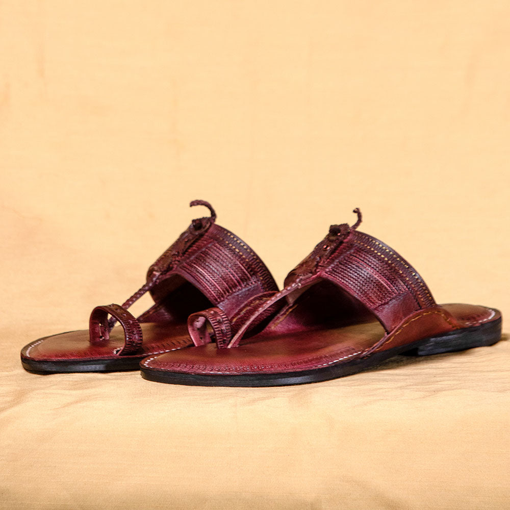 kolhapuri leather slippers