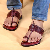 kolhapuri leather slippers