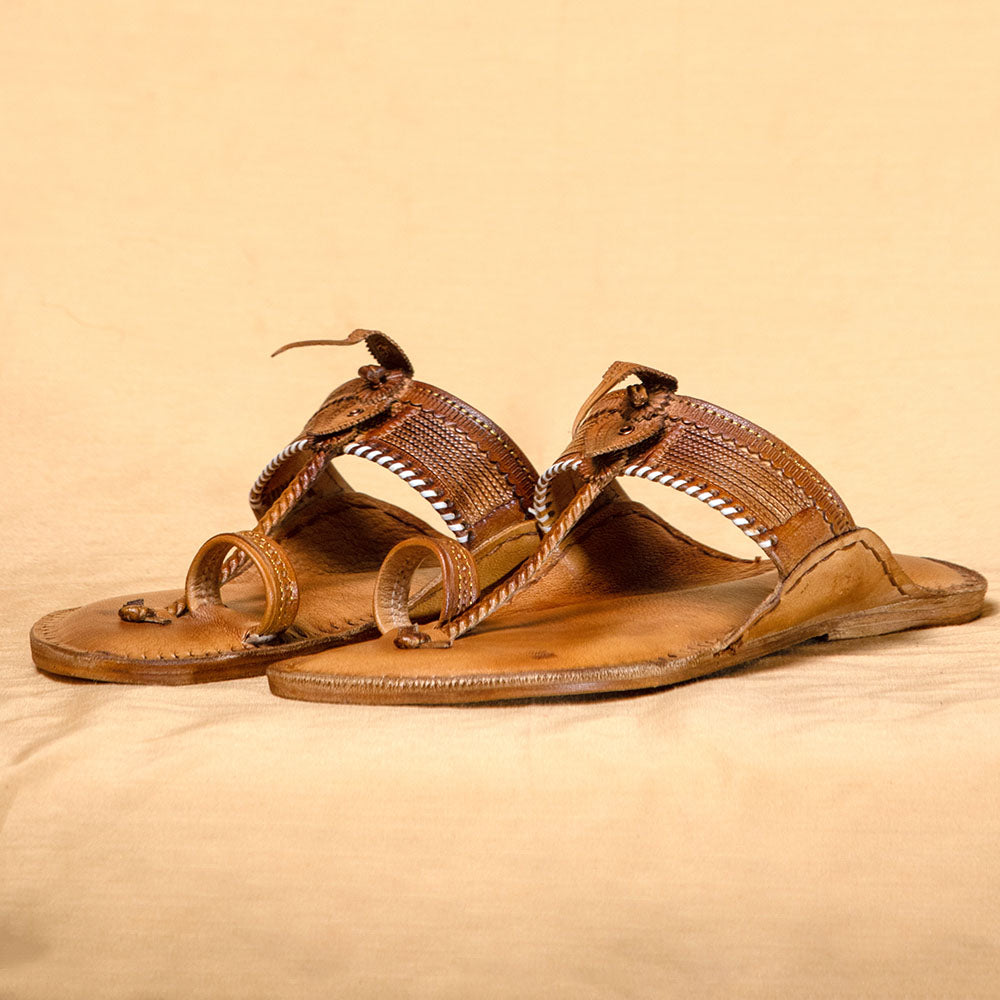 kolhapuri leather slippers