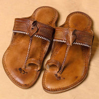 kolhapuri leather slippers