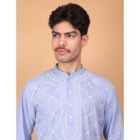 chikankari men kurta