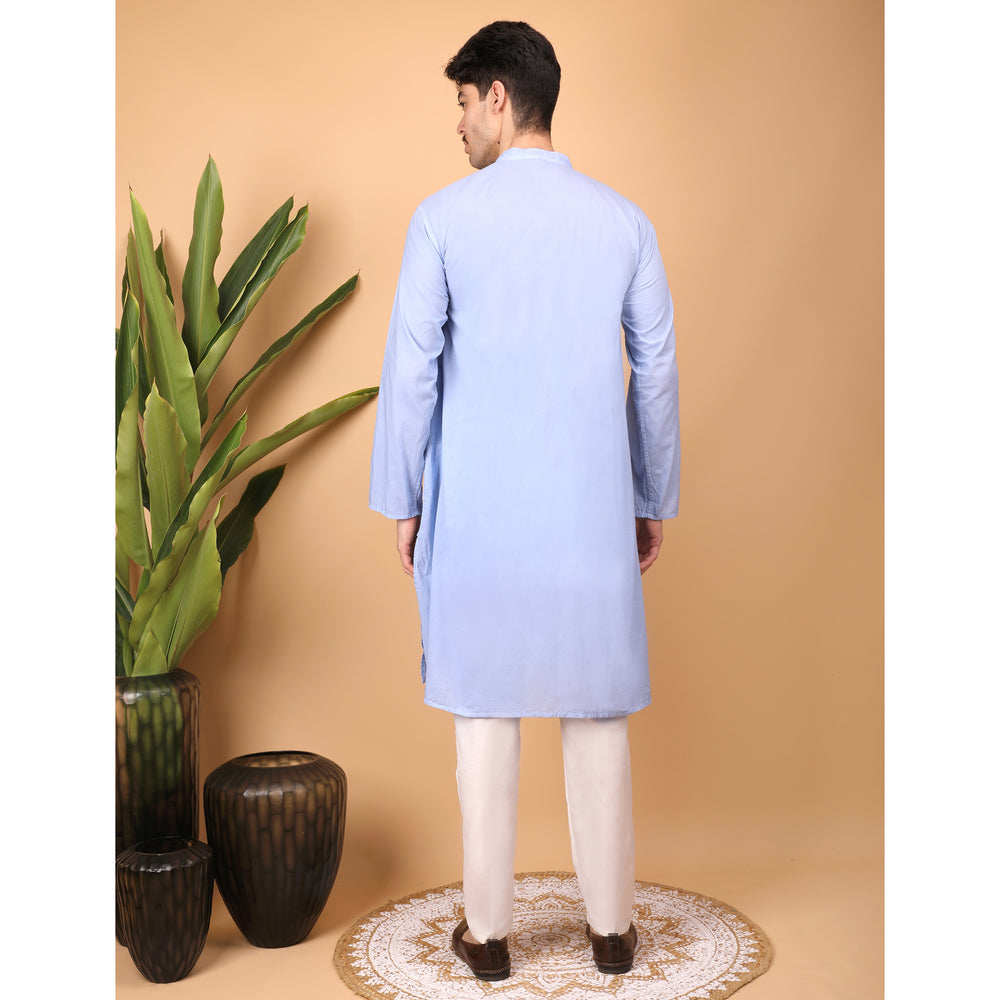 chikankari men kurta