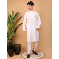 chikankari men kurta