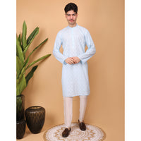 chikankari men kurta