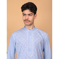 chikankari men kurta