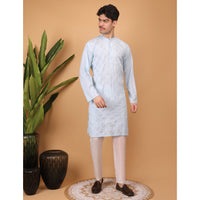 chikankari men kurta