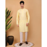 chikankari men kurta