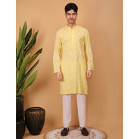 chikankari men kurta