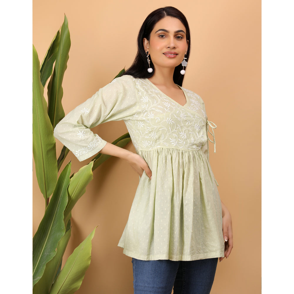 Chikankari Top