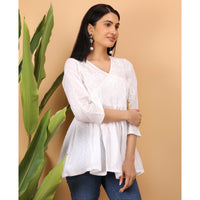 Chikankari Top