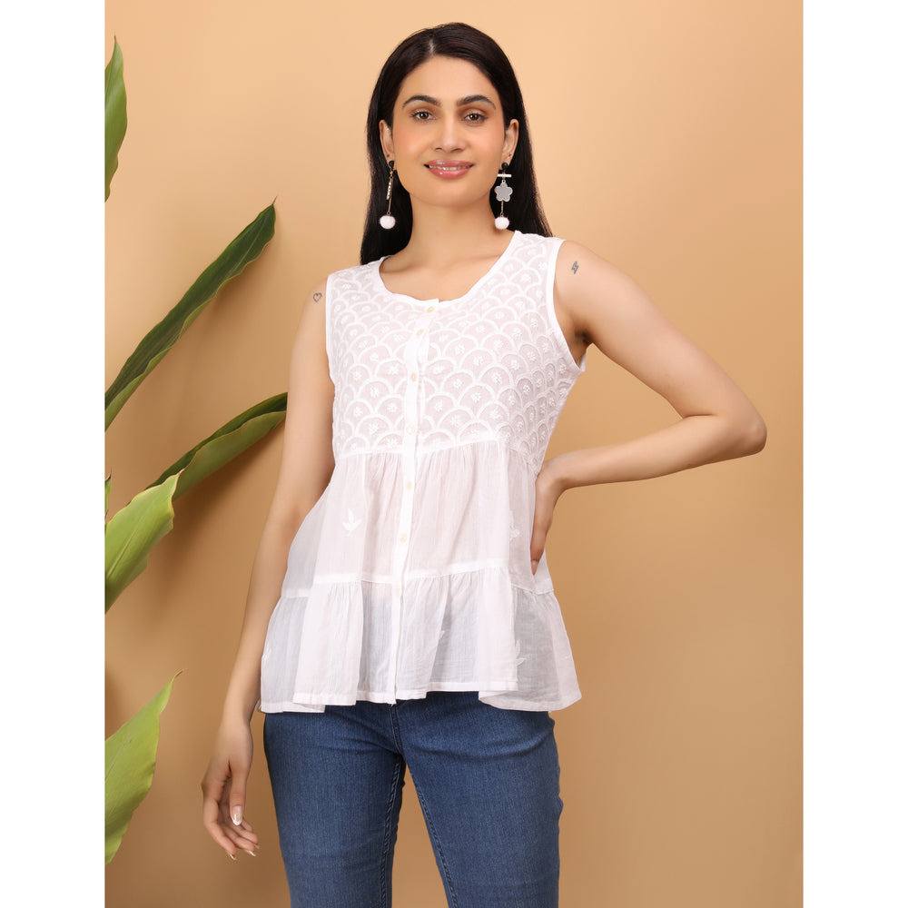 Chikankari Top