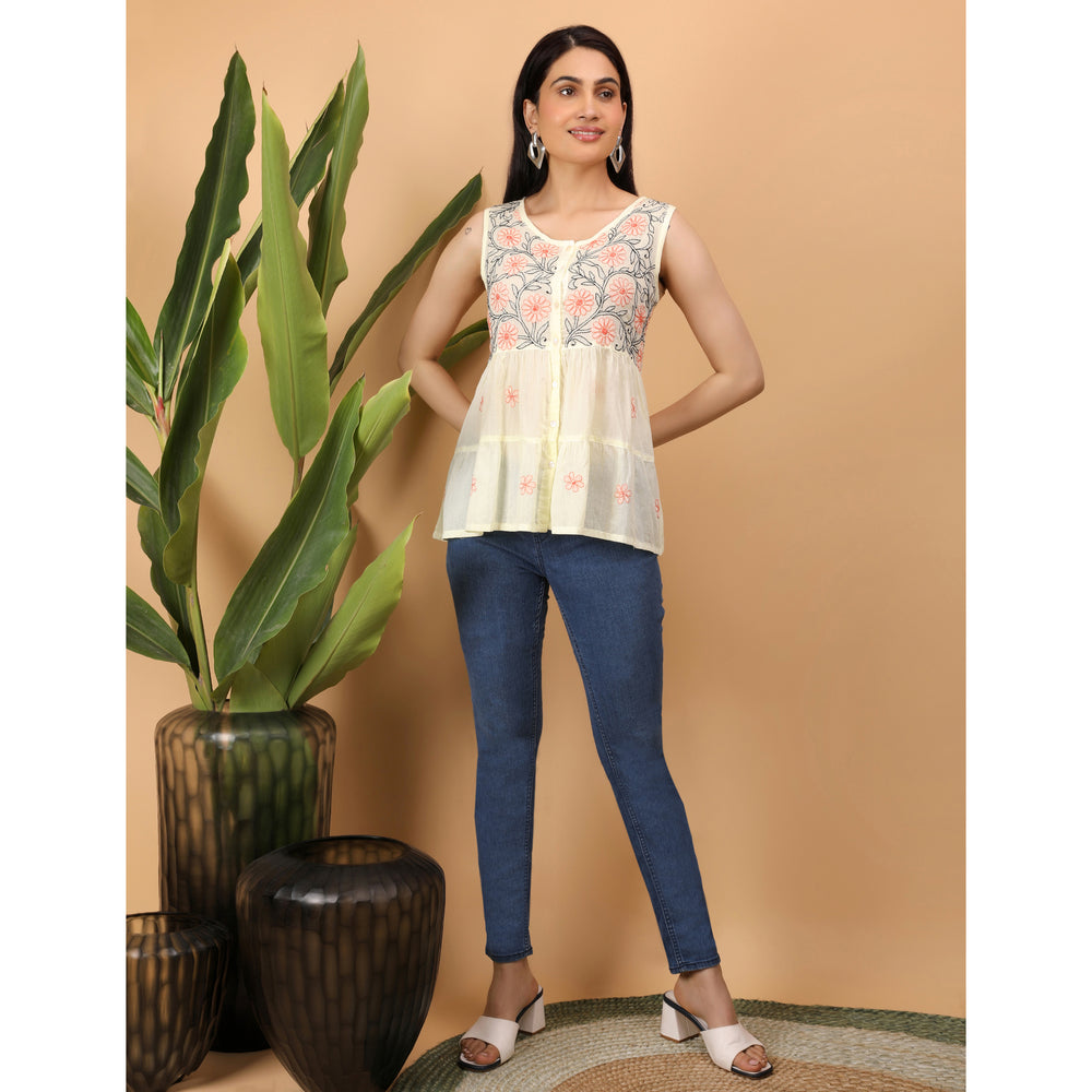 Chikankari Top