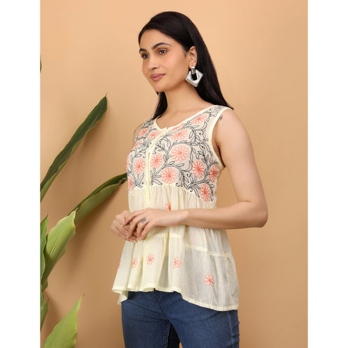 Chikankari Top