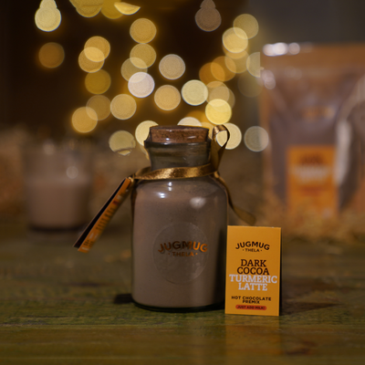 Dark Cocoa Turmeric Latte - 200Gm Collector's Glass Jar