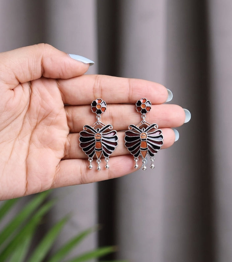 Paka Meenakari Earrings