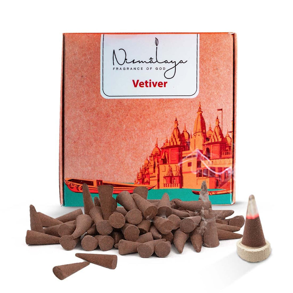 Nirmalaya Vetiver Incense Cones 40 Units