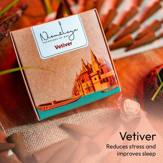 Nirmalaya Vetiver Incense Cones 40 Units