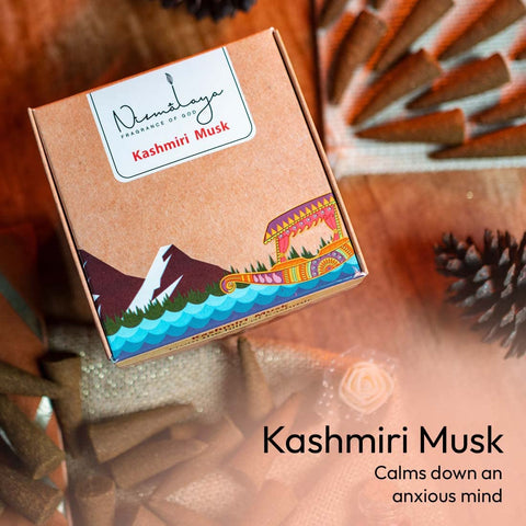 Nirmalaya Kashmiri Musk Incense Cones 40 Units