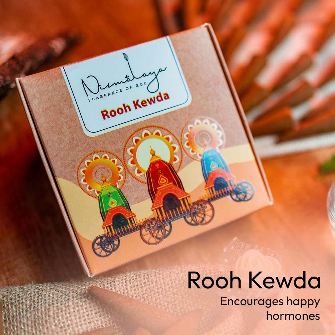 Nirmalaya Rooh Kewda Incense Cones 40 Units