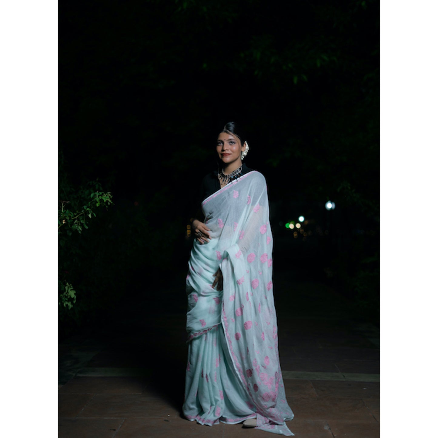 Chikankari Saree