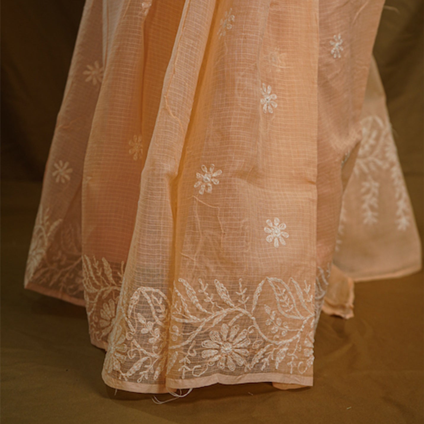  Chikankari Cotton Saree 
