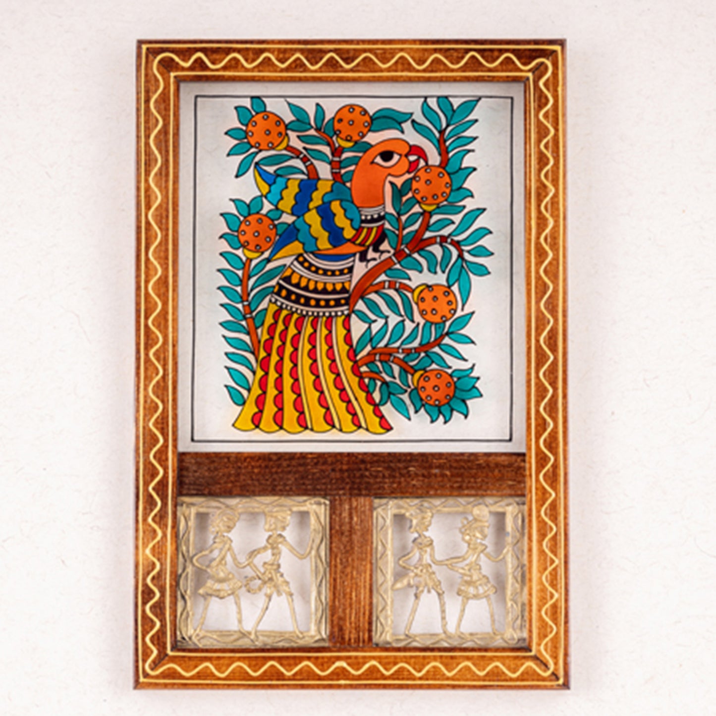 Prapadik - The Peacock Wall Art Frame