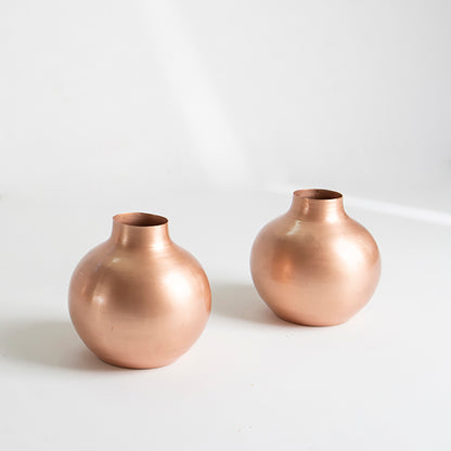 Rose Gold Copper Vase