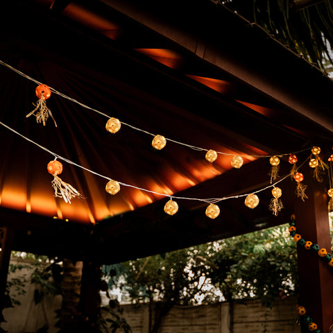 Handcrafted Star Full Moon Bamboo String Light (3M)