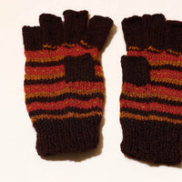 hand knitted gloves