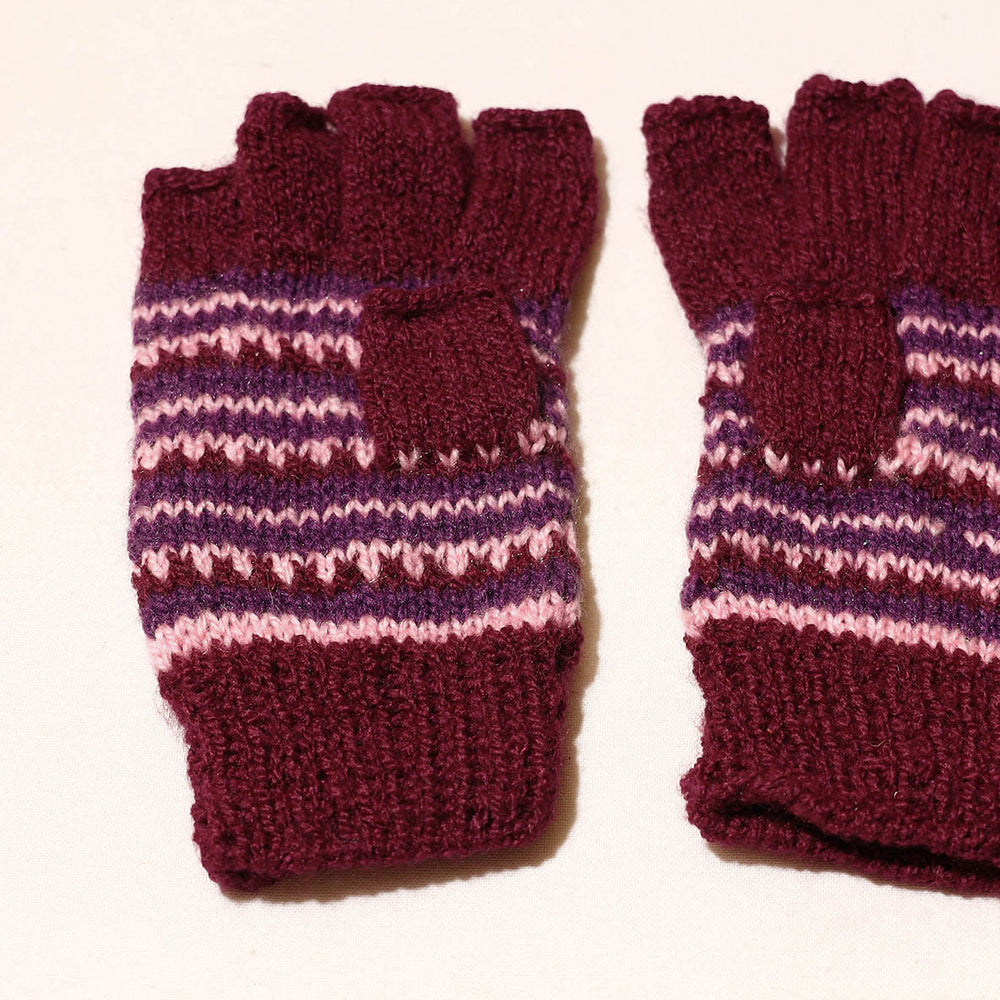 hand knitted gloves