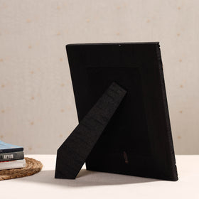  Lucknow Chikankari Hand Embroidery Silk Cover Photo Frame 