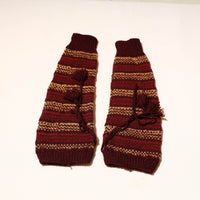 Maroon - Kumaun Hand Knitted Woolen Leg Warmer