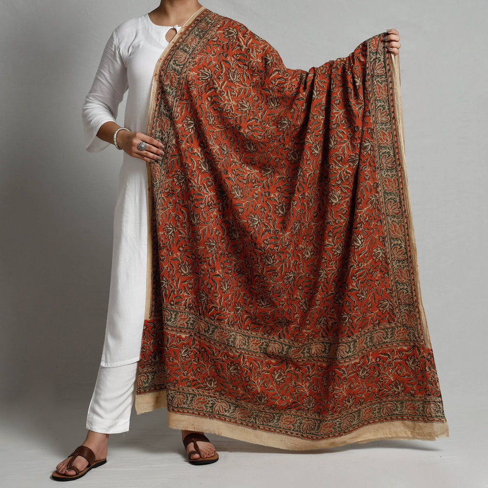 kalamkari cotton dupatta