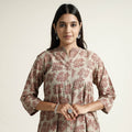 Buy Mangalagiri Block Printed Cotton Kurta with Palazzo Set Online at iTokri.com