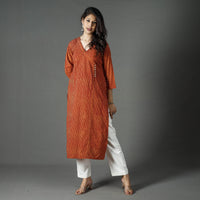 Pipad Block Printed Cotton Kurta