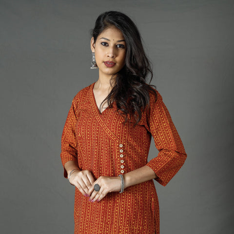 Pipad Block Printed Cotton Kurta