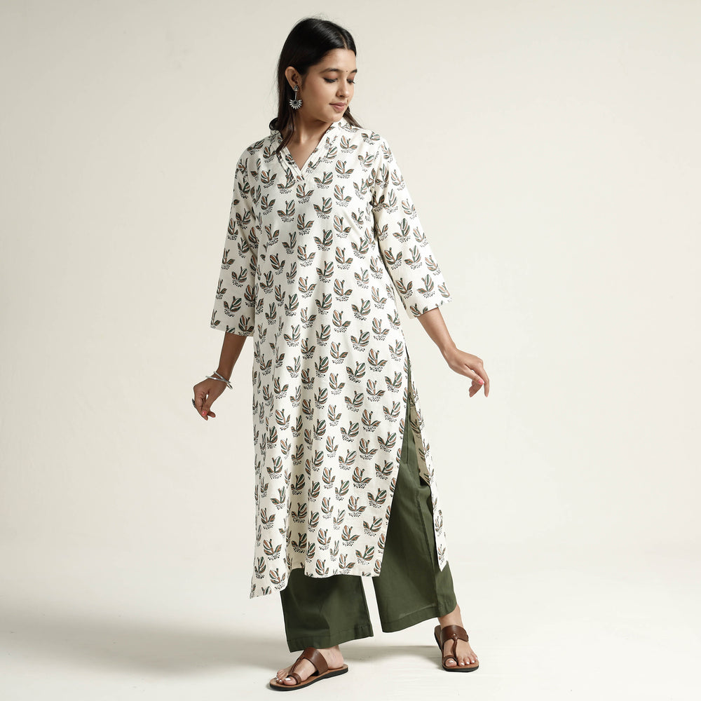 Batik Kurta with Palazzo Set
