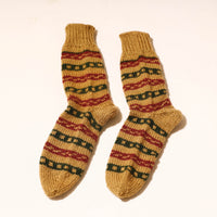 hand knitted woolen socks