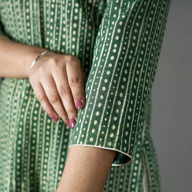  Pipad Block Printed Cotton Long Kurta for Women