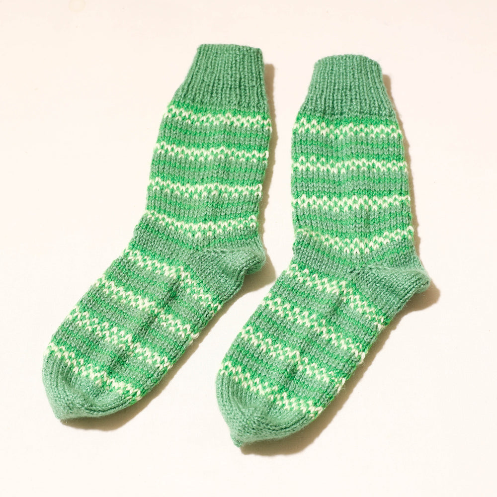 hand knitted woolen socks