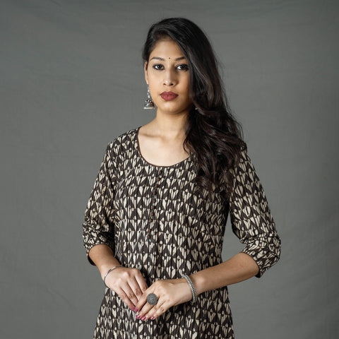 Pipad Block Printed  Kurta