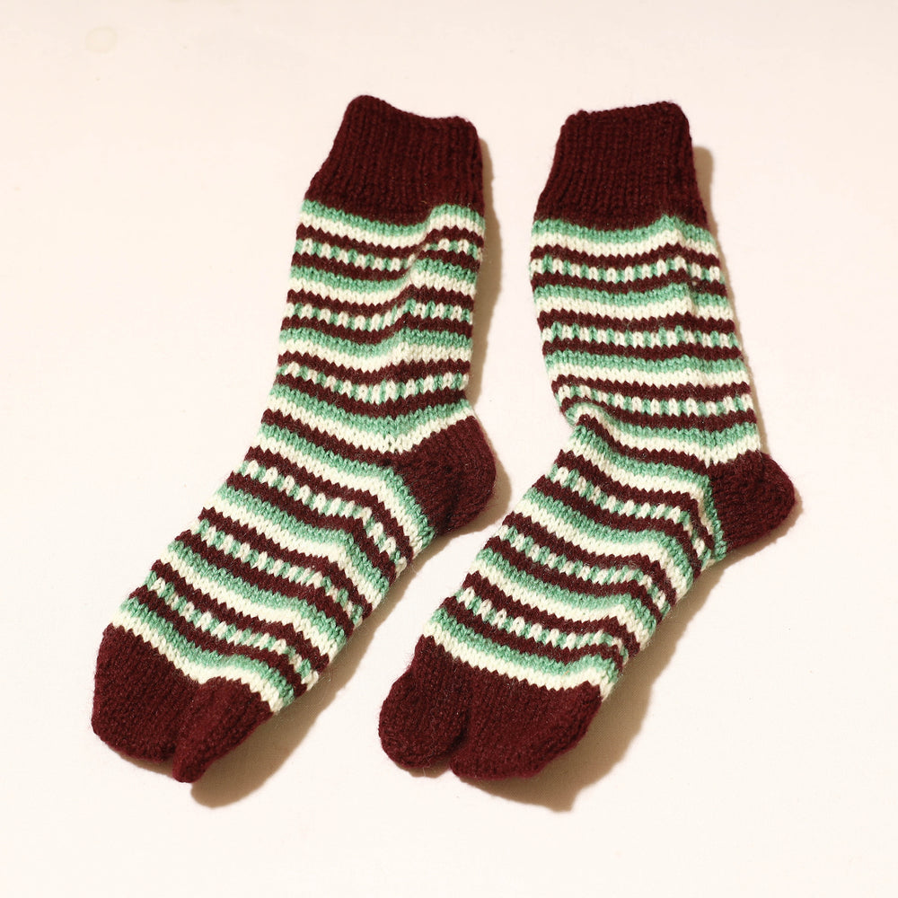 Multicolor - Kumaun Hand Knitted Woolen Socks (Adult)