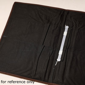 Purple Bengal Kantha Work Handcrafted File Folder 