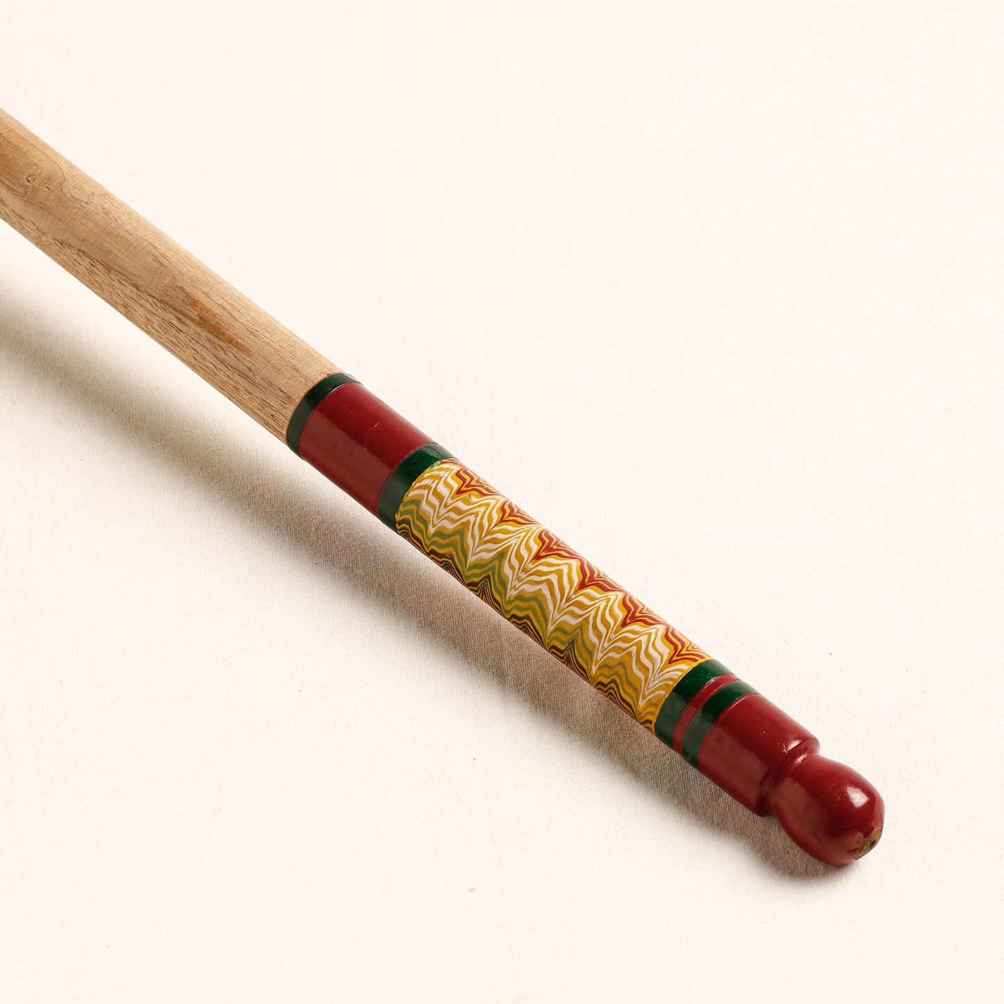 Handmade Lacquered Wooden Hand Blender/Mathani Rai