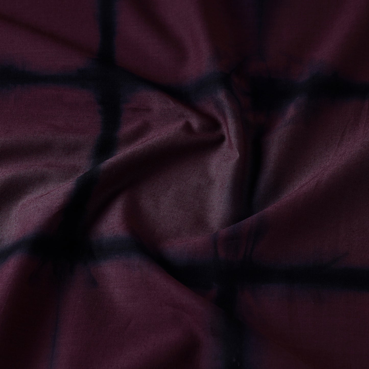 Brown - Shibori Tie-Dye Pure Cotton Fabric